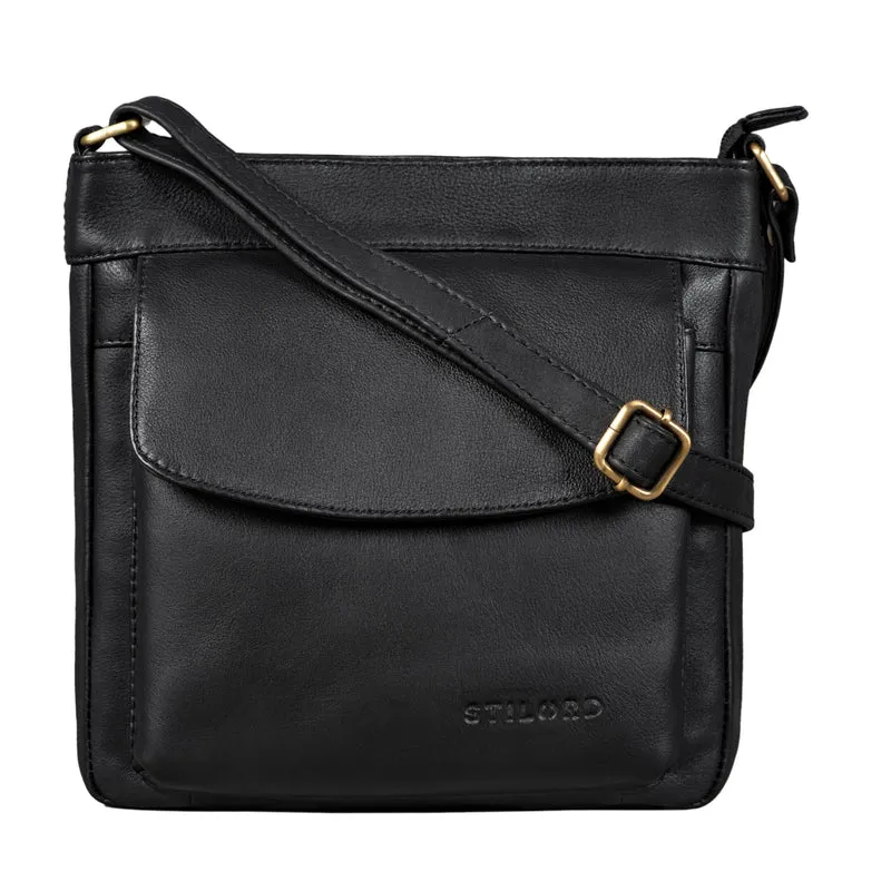 B-WARE "Melina" Vintage Damen Ledertasche