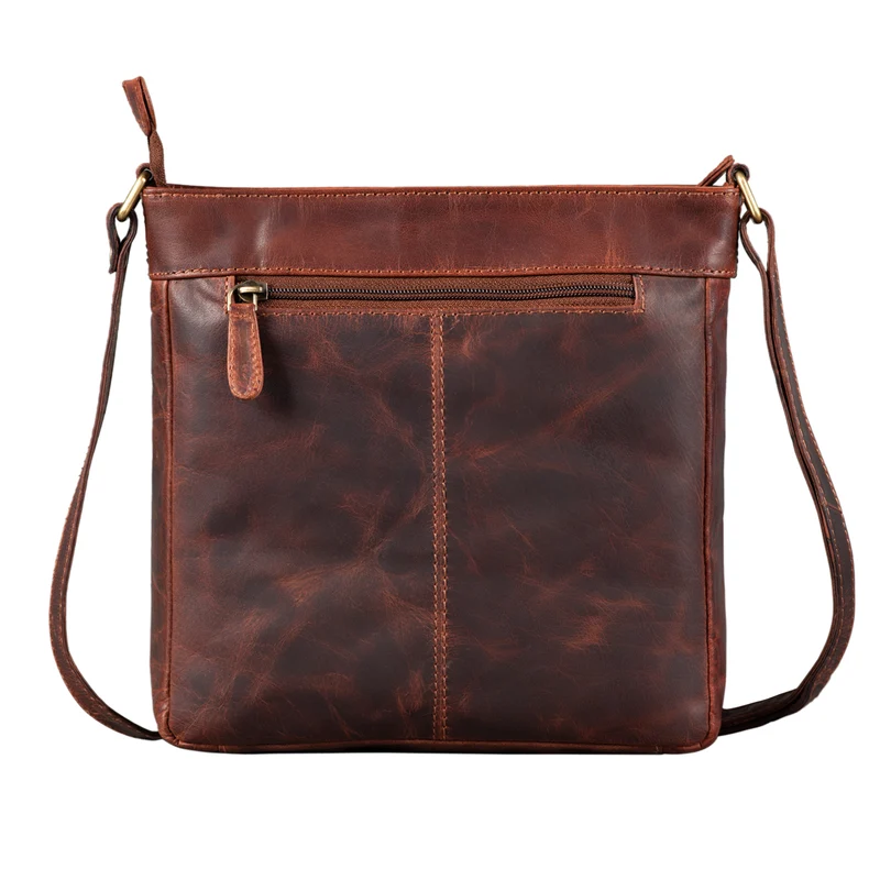 B-WARE "Melina" Vintage Damen Ledertasche