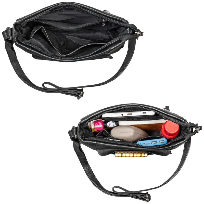 "Terra" Lederhandtasche Damen Echtleder
