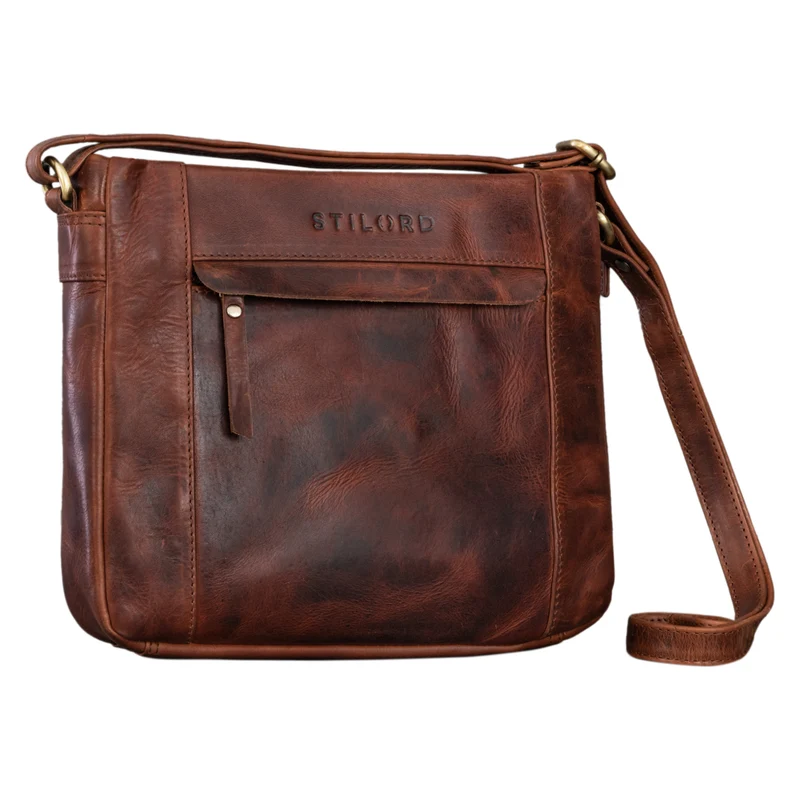 "Terra" Lederhandtasche Damen Echtleder