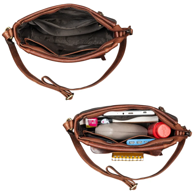 "Terra" Lederhandtasche Damen Echtleder