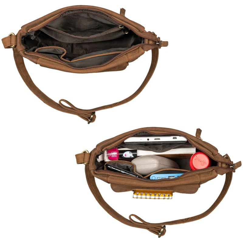 "Terra" Lederhandtasche Damen Echtleder