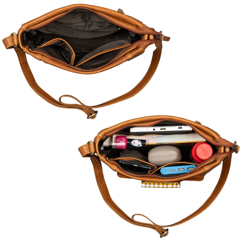 "Terra" Lederhandtasche Damen Echtleder
