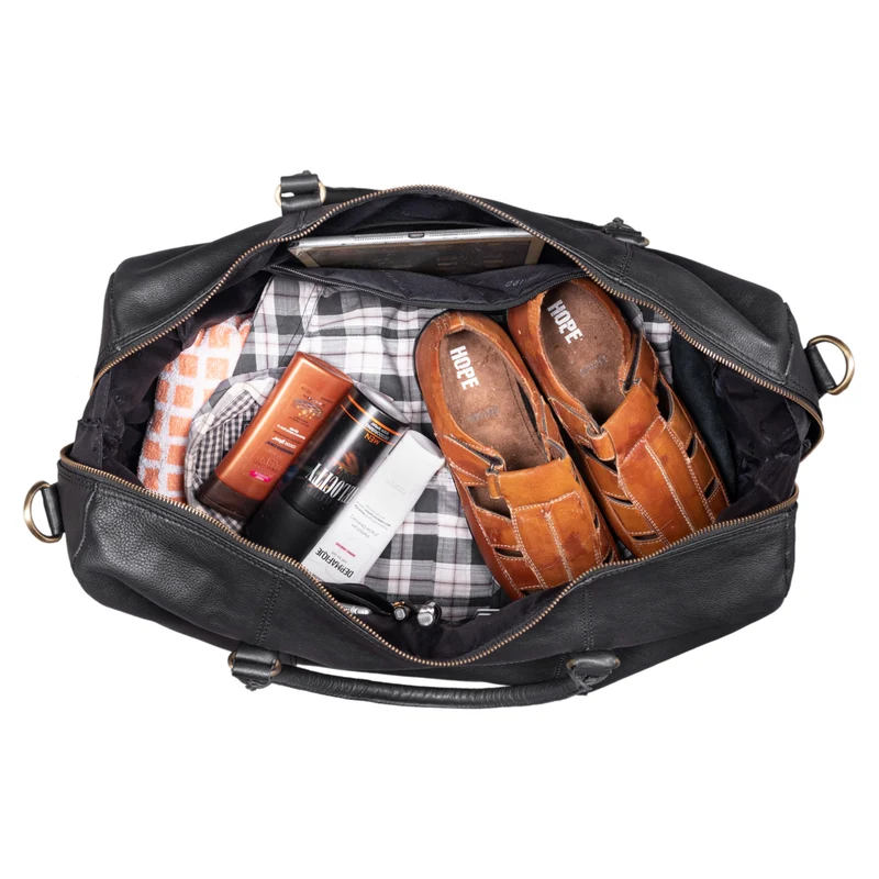 "Iska" Vintage Reisetasche Groß Leder - Der stilvolle Reisebegleiter!