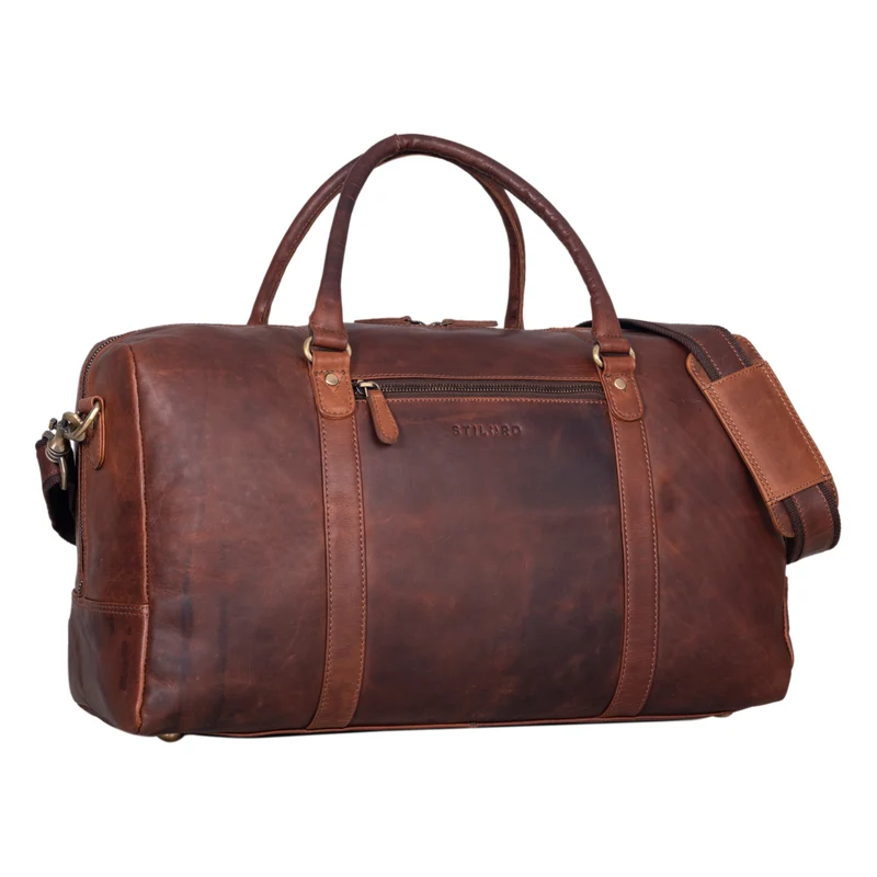 "Iska" Vintage Reisetasche Groß Leder - Der stilvolle Reisebegleiter!