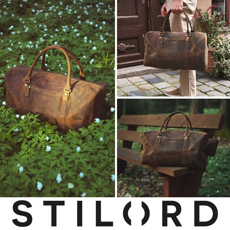 "Iska" Vintage Reisetasche Groß Leder - Der stilvolle Reisebegleiter!