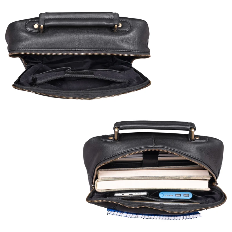 "Castiel" Business Rucksack Echtleder