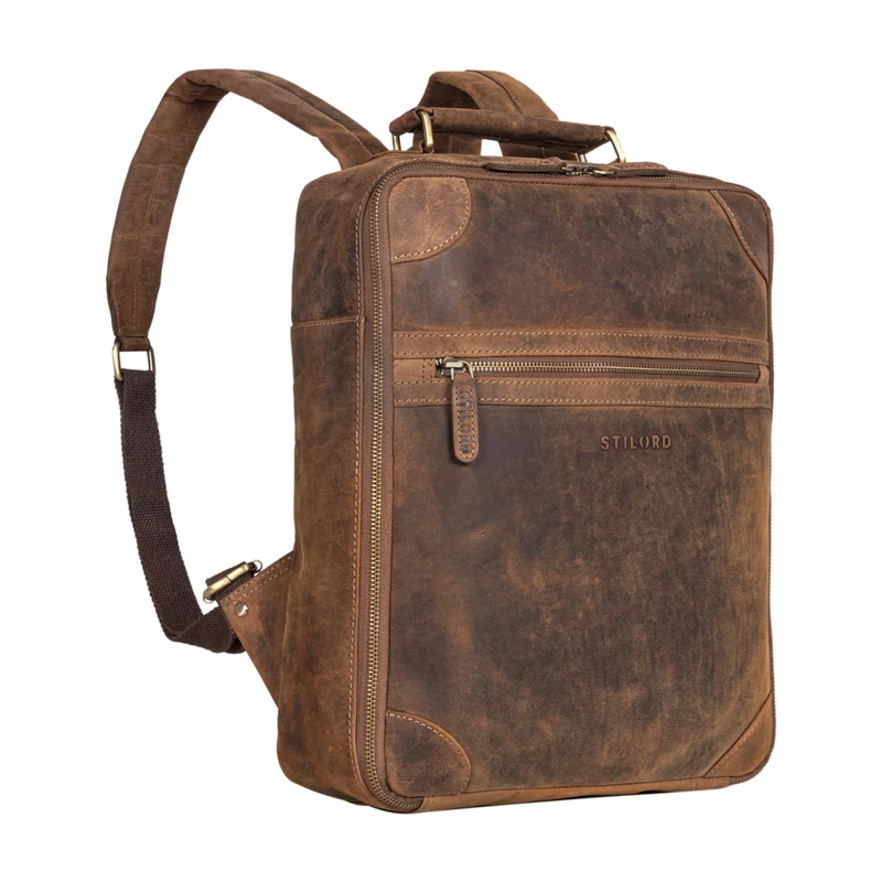 "Castiel" Business Rucksack Echtleder