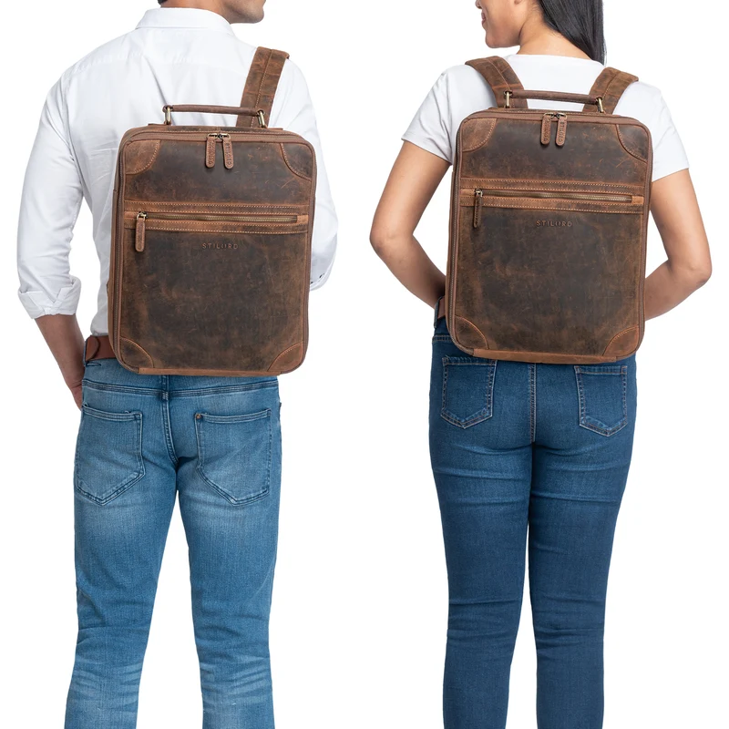 "Castiel" Business Rucksack Echtleder
