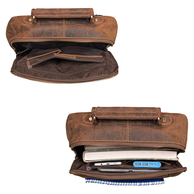"Castiel" Business Rucksack Echtleder