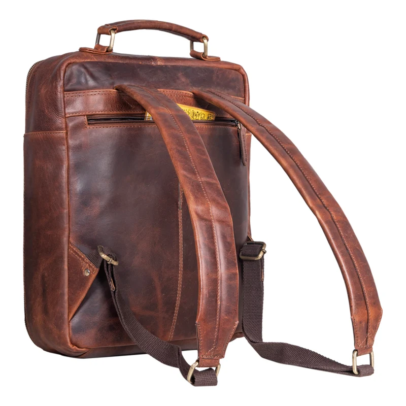 "Castiel" Business Rucksack Echtleder