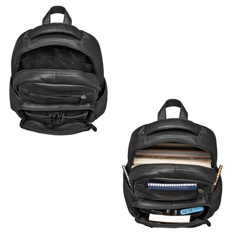 "Hubertus" Vintage Lederrucksack Damen und Herren