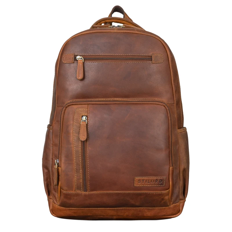 "Hubertus" Vintage Lederrucksack Damen und Herren