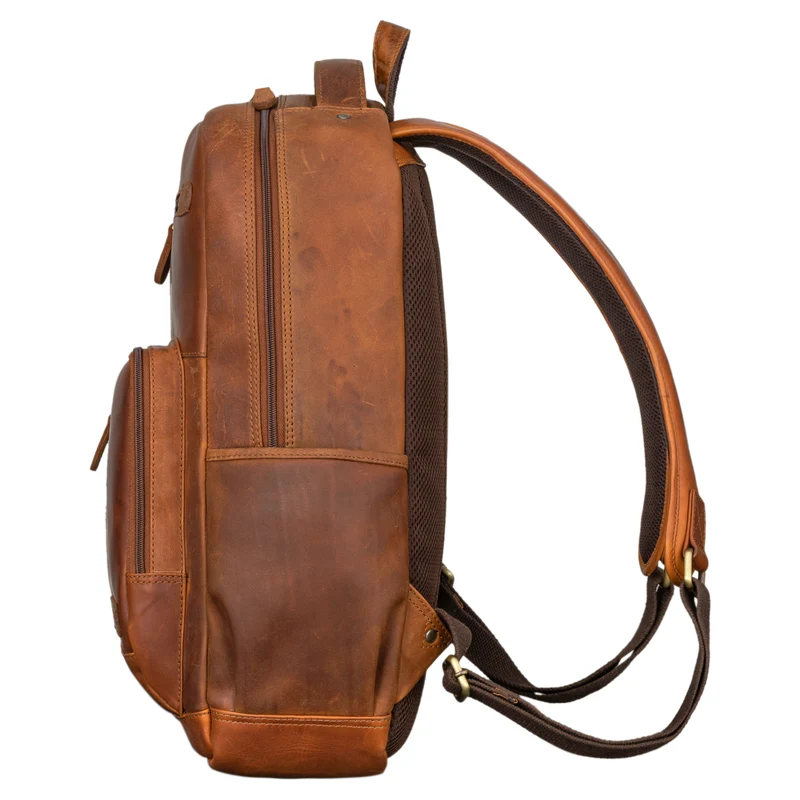 "Hubertus" Vintage Lederrucksack Damen und Herren