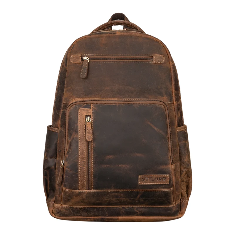 "Hubertus" Vintage Lederrucksack Damen und Herren