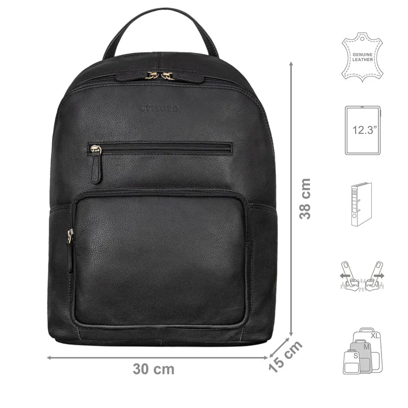"Caius" Charakteristischer Leder Rucksack für Damen und Herren