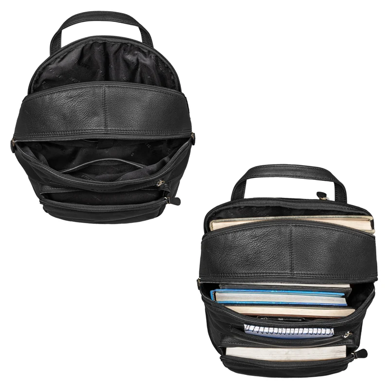 "Caius" Charakteristischer Leder Rucksack für Damen und Herren