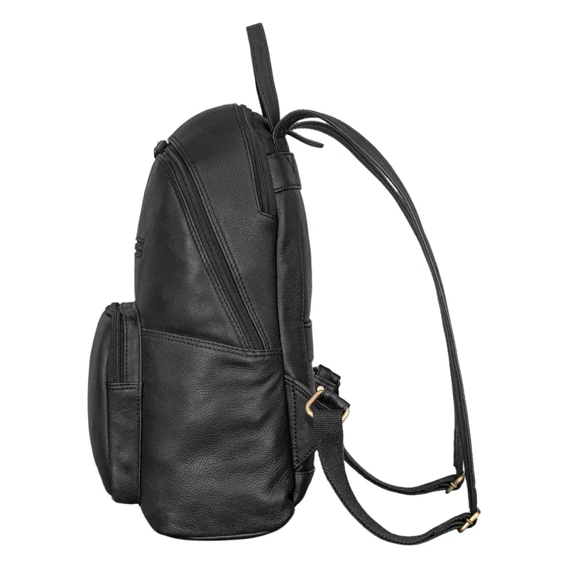 "Caius" Charakteristischer Leder Rucksack für Damen und Herren
