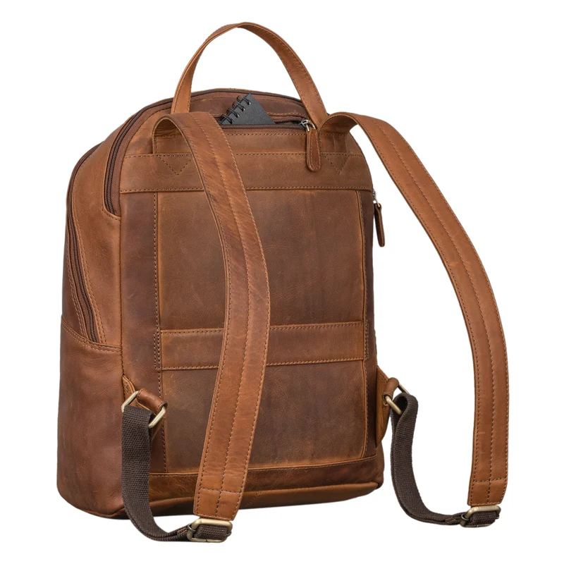 "Caius" Charakteristischer Leder Rucksack für Damen und Herren