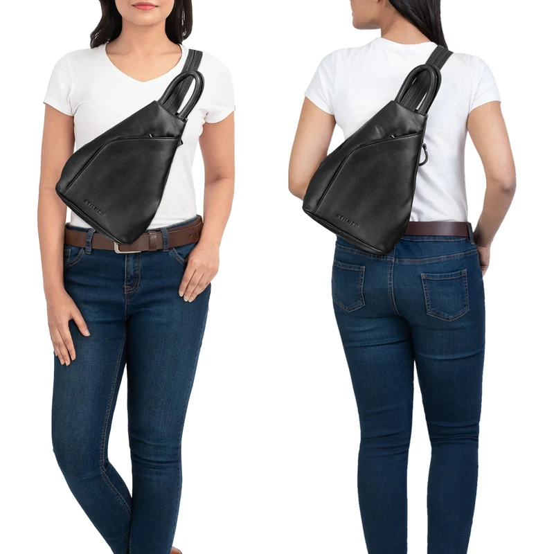 B-WARE "Lyanna" Sling Bag Damen Leder