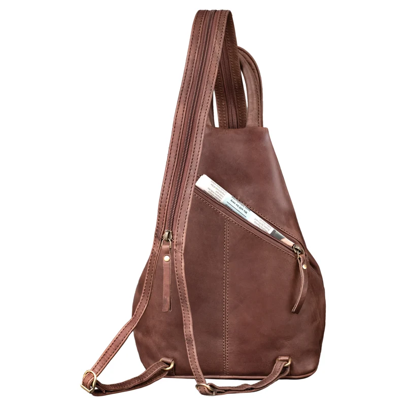 B-WARE "Lyanna" Sling Bag Damen Leder