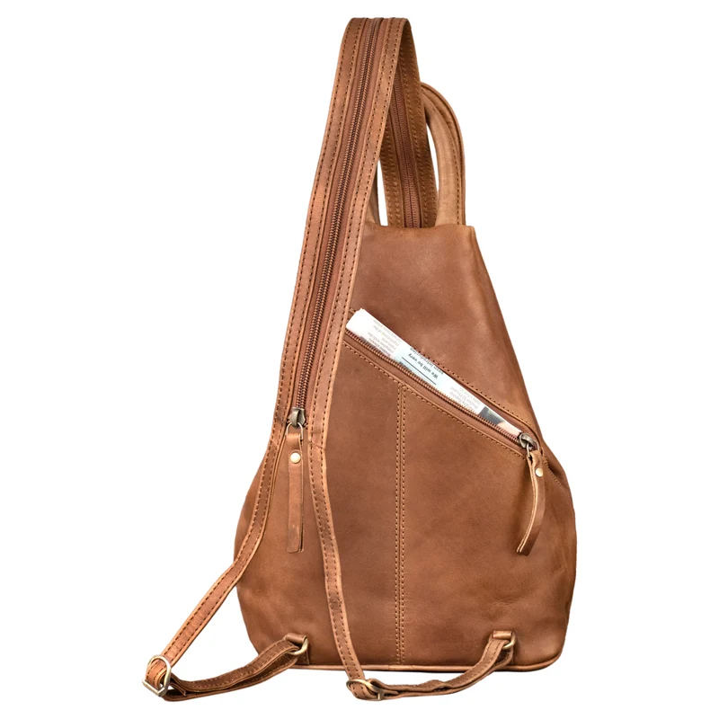 B-WARE "Lyanna" Sling Bag Damen Leder