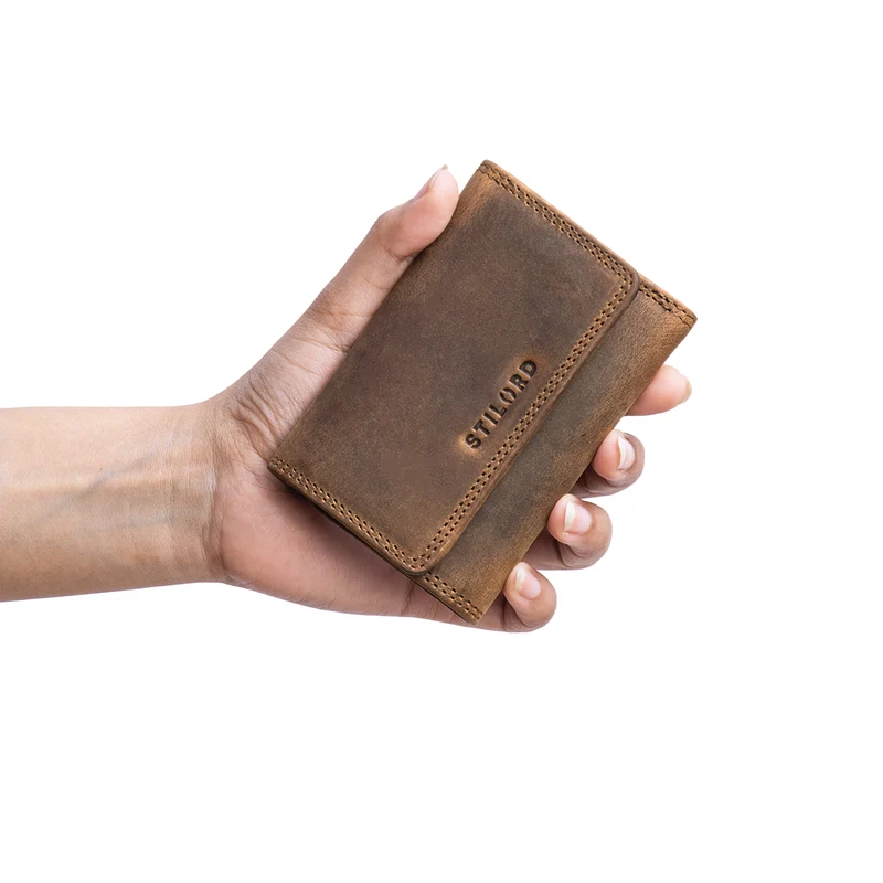 B-WARE "Clay" Minibörse Leder