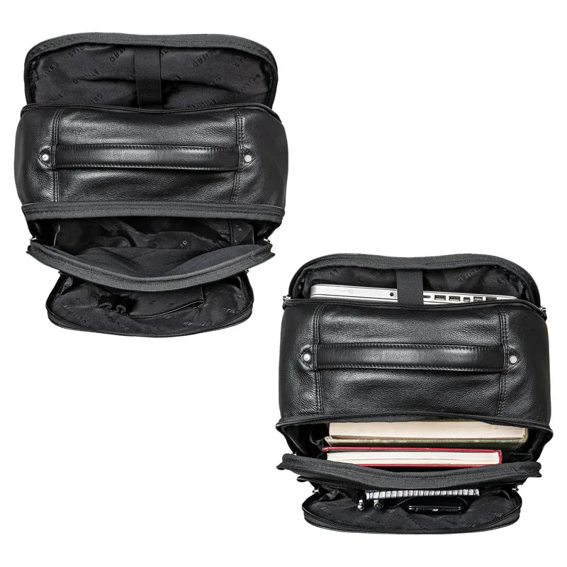 "Gordon" Geschmackvoller Rucksack Leder Herren und Damen