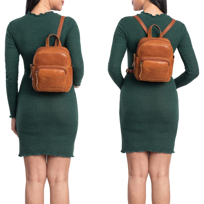 STILORD "Gerda" Mini Rucksack Damen Leder