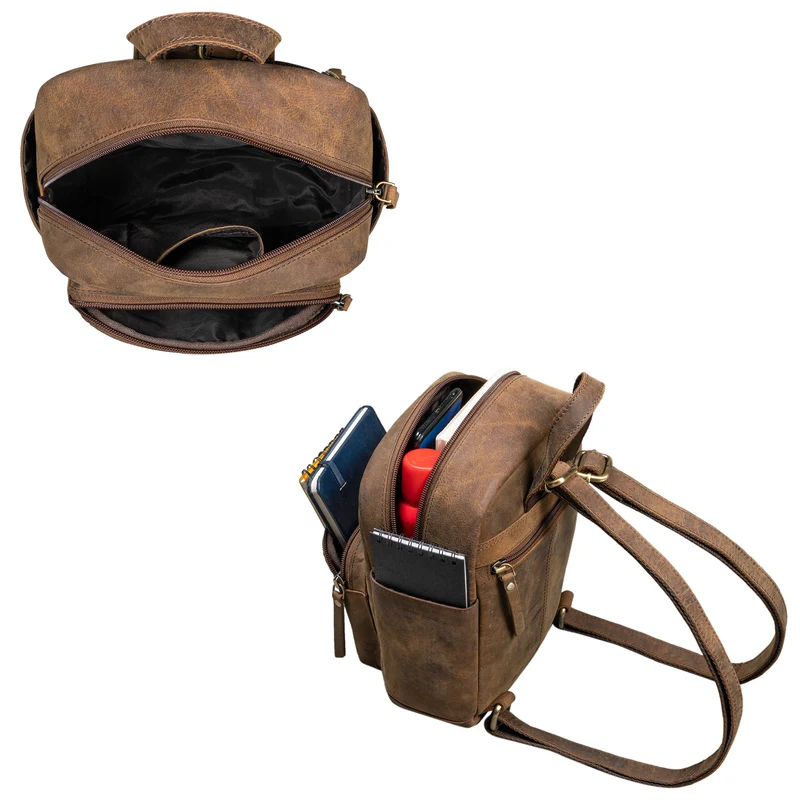 STILORD "Gerda" Mini Rucksack Damen Leder