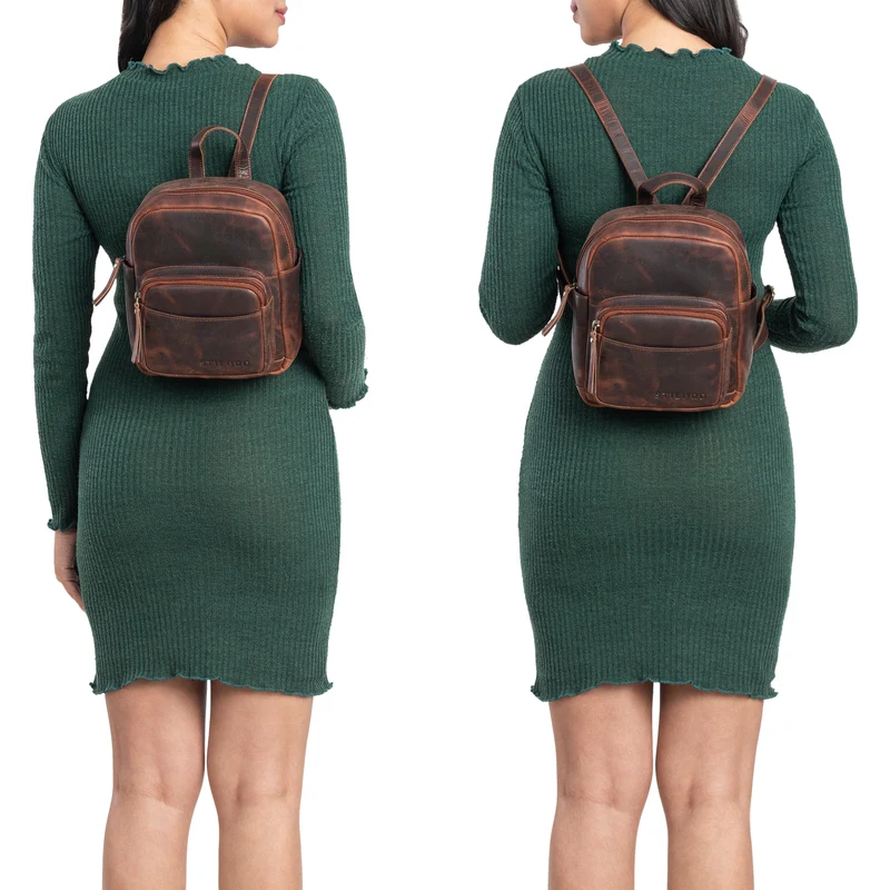 STILORD "Gerda" Mini Rucksack Damen Leder