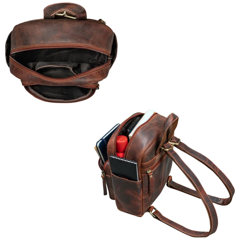 STILORD "Gerda" Mini Rucksack Damen Leder