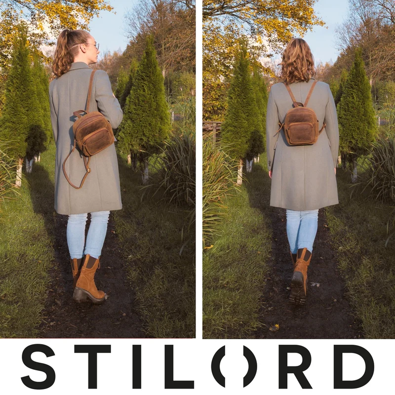 STILORD "Gerda" Mini Rucksack Damen Leder