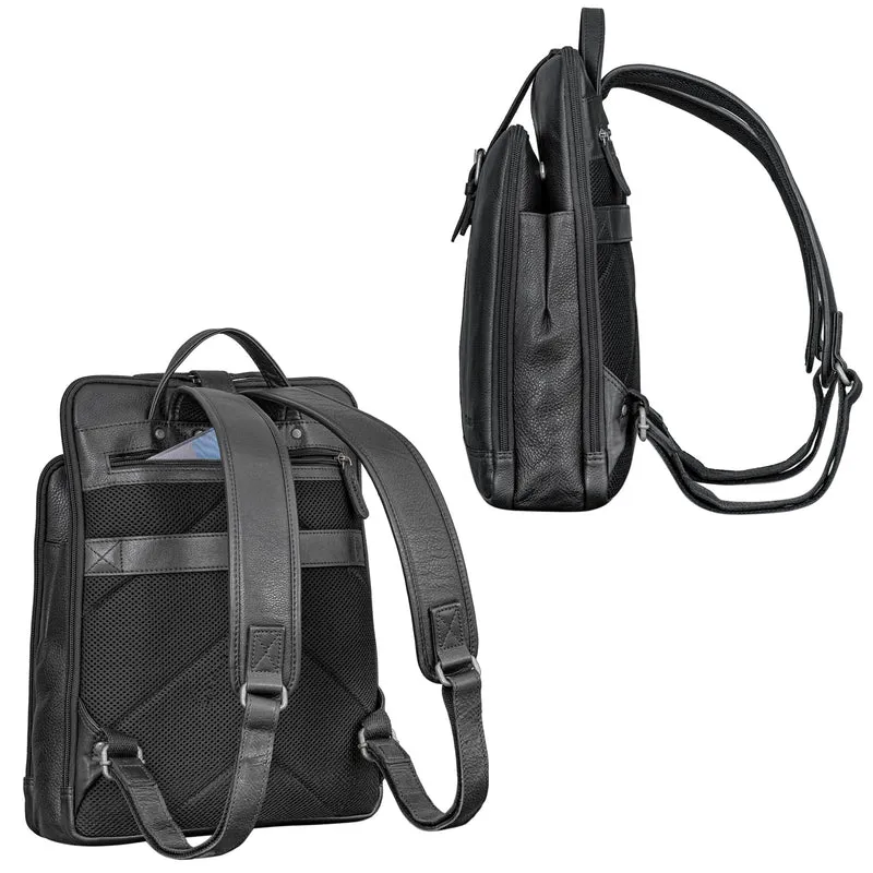 "Rena" Stylischer Vintage Tagesrucksack Leder Groß Unisex