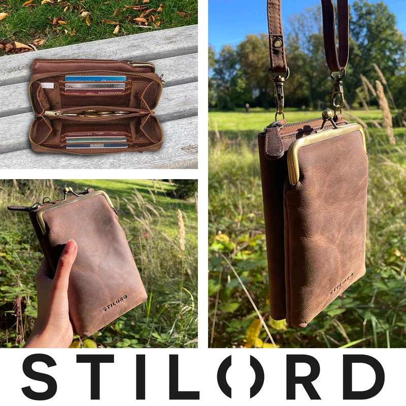 STILORD B-WARE "Brea" Damen Handytasche Vintage