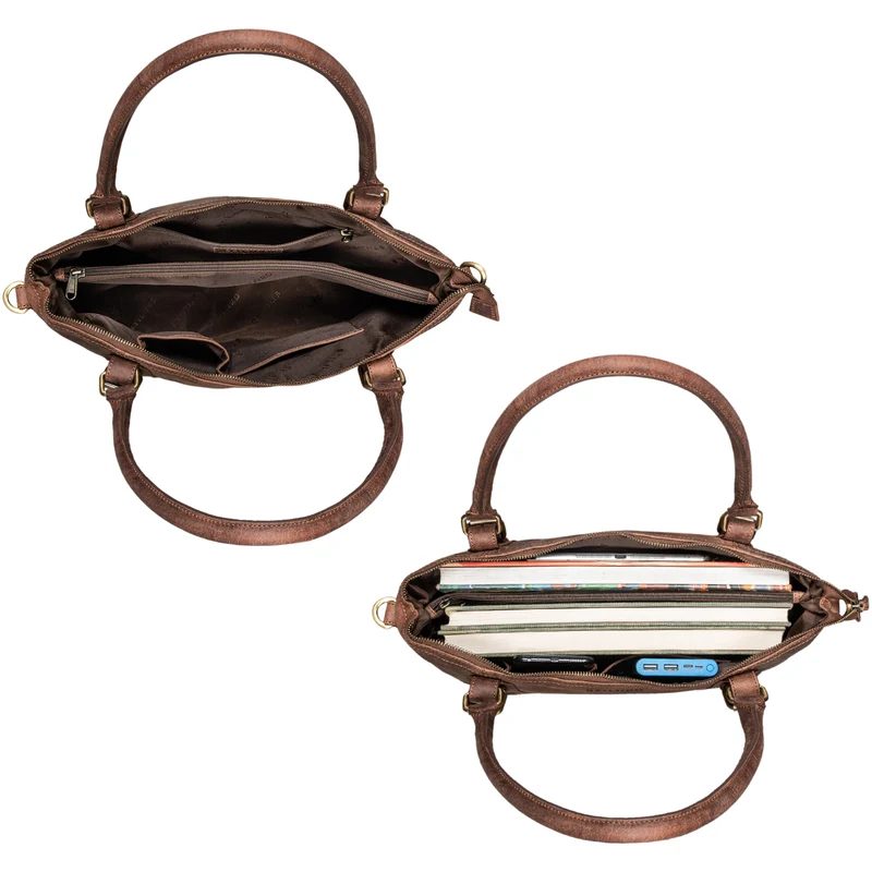 "Vanessa" Stilvolle Damen Handtasche Mittelgroß