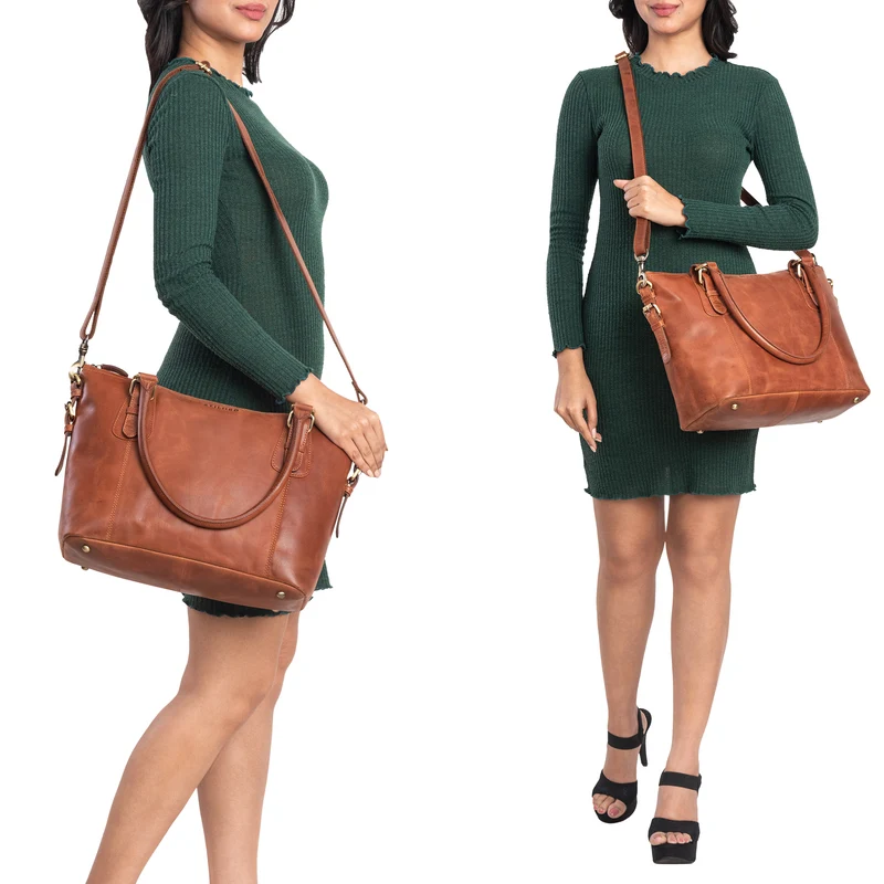 "Vanessa" Stilvolle Damen Handtasche Mittelgroß