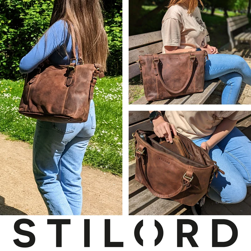 "Vanessa" Stilvolle Damen Handtasche Mittelgroß