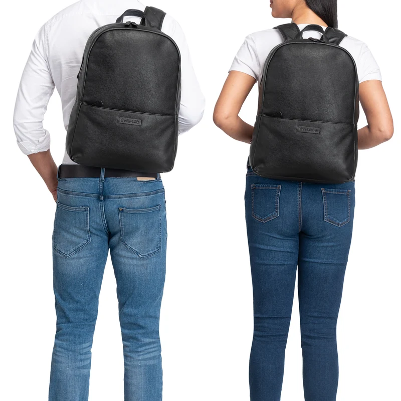 "Chicago" Leder Rucksack mit Laptopfach 13,3 Zoll