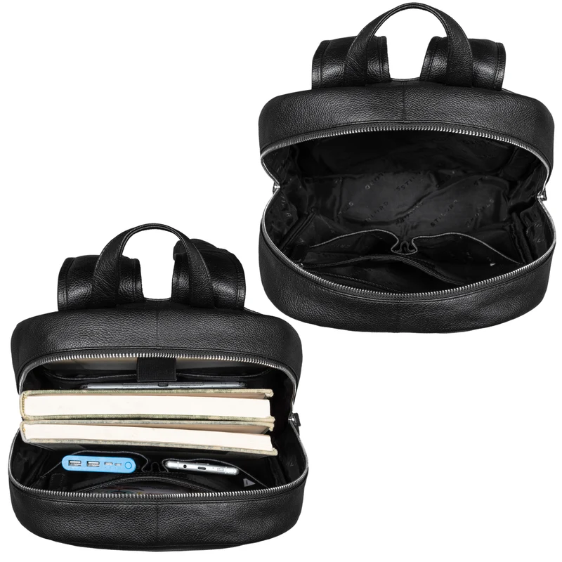 "Chicago" Leder Rucksack mit Laptopfach 13,3 Zoll