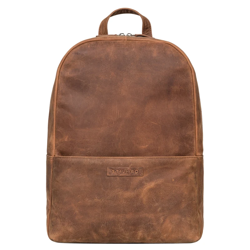 "Chicago" Leder Rucksack mit Laptopfach 13,3 Zoll