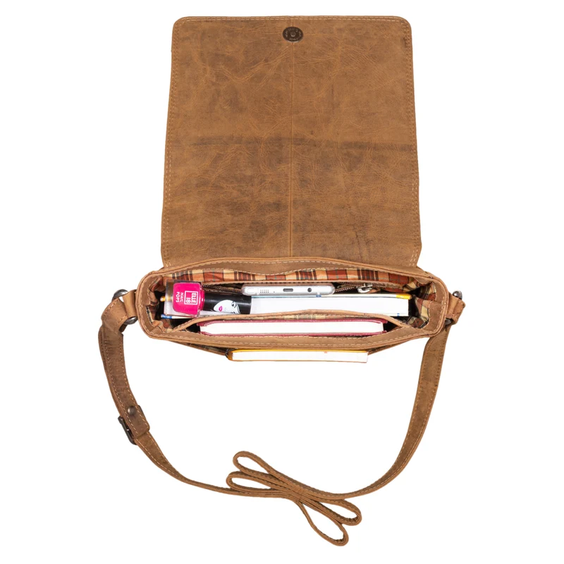 "Edith" Handtasche Damen mittelgroß Leder