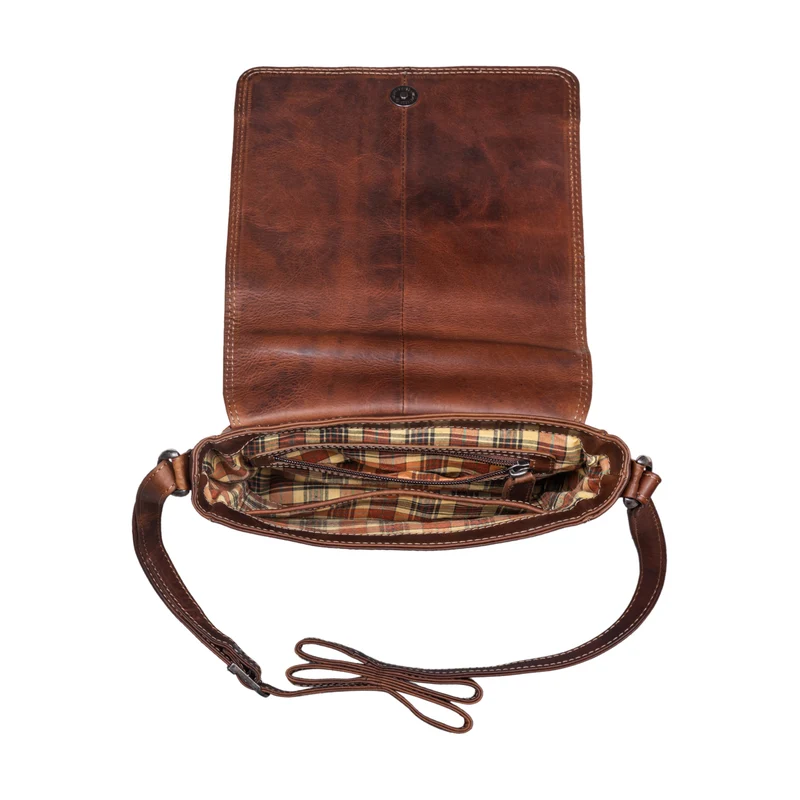 "Edith" Handtasche Damen mittelgroß Leder