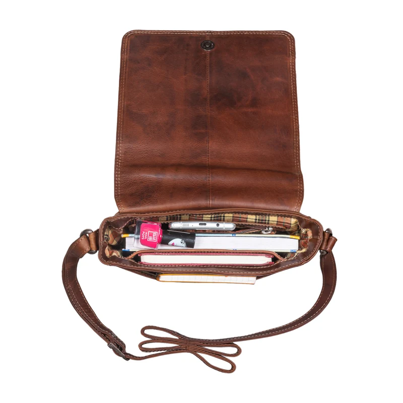 "Edith" Handtasche Damen mittelgroß Leder