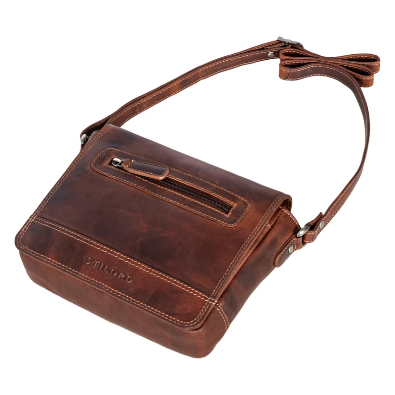 "Edith" Handtasche Damen mittelgroß Leder