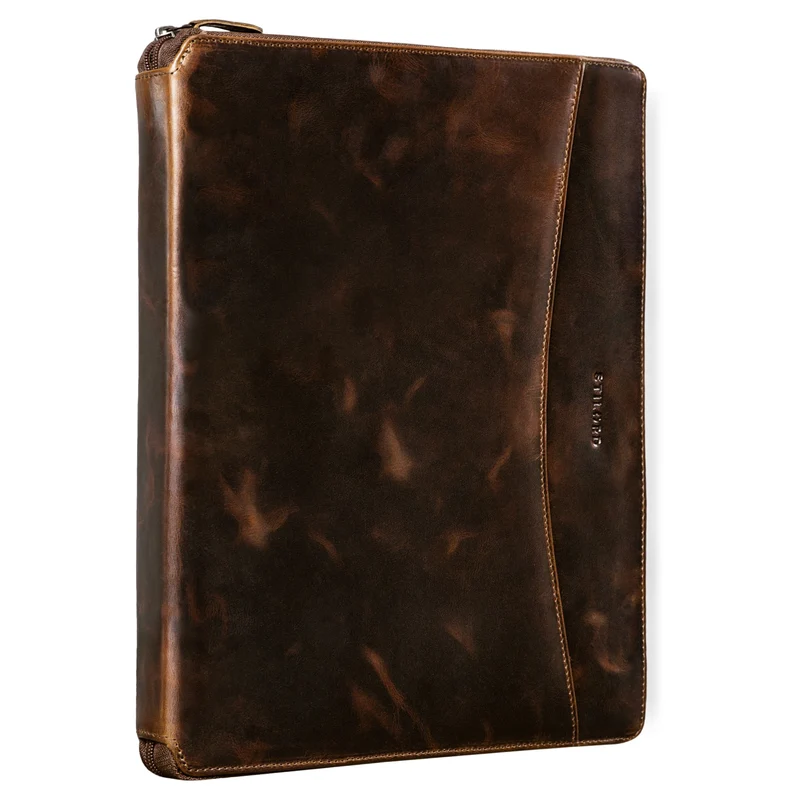 B-WARE "Dexter" Leder Aktenmappe Vintage