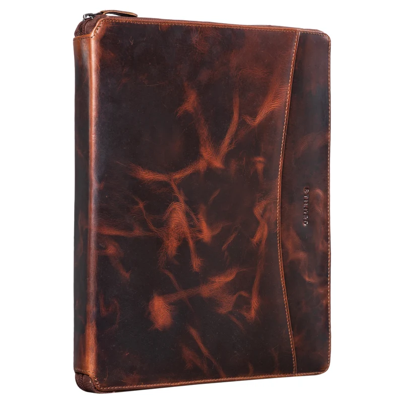 B-WARE "Dexter" Leder Aktenmappe Vintage