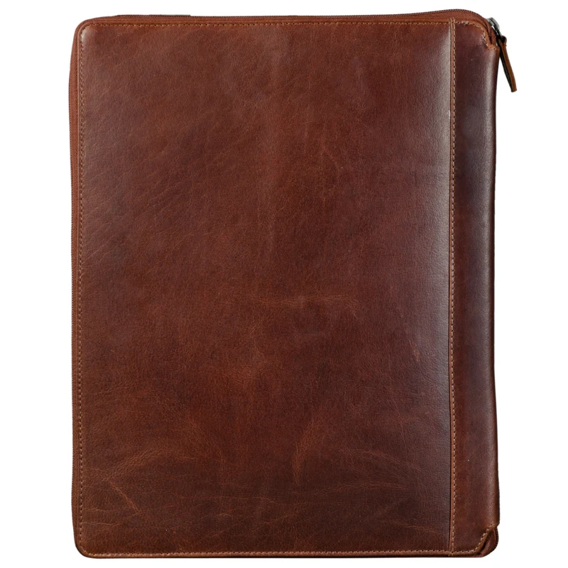 B-WARE "Dexter" Leder Aktenmappe Vintage