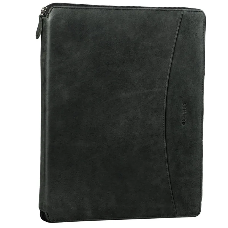 B-WARE "Dexter" Leder Aktenmappe Vintage
