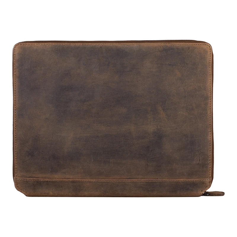 B-WARE "Dexter" Leder Aktenmappe Vintage